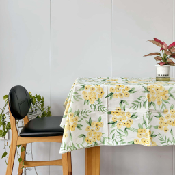 Loquat Patterned Vinyl Tablecloth