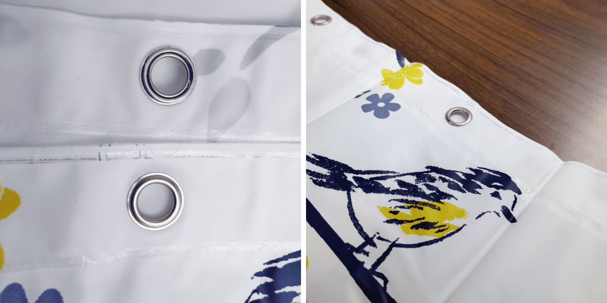 PEVA Shower Curtain with Bird Pattern