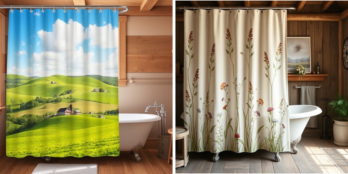 Rustic Shower Curtains That Make Your Bathroom Feel Like a Cabin Retreat