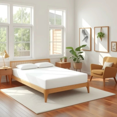 Protège-matelas ajusté en coton éponge