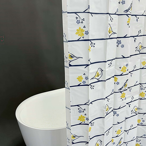 Blooms Waterproof Shower Curtain Blooms Waterproof Shower Curtain