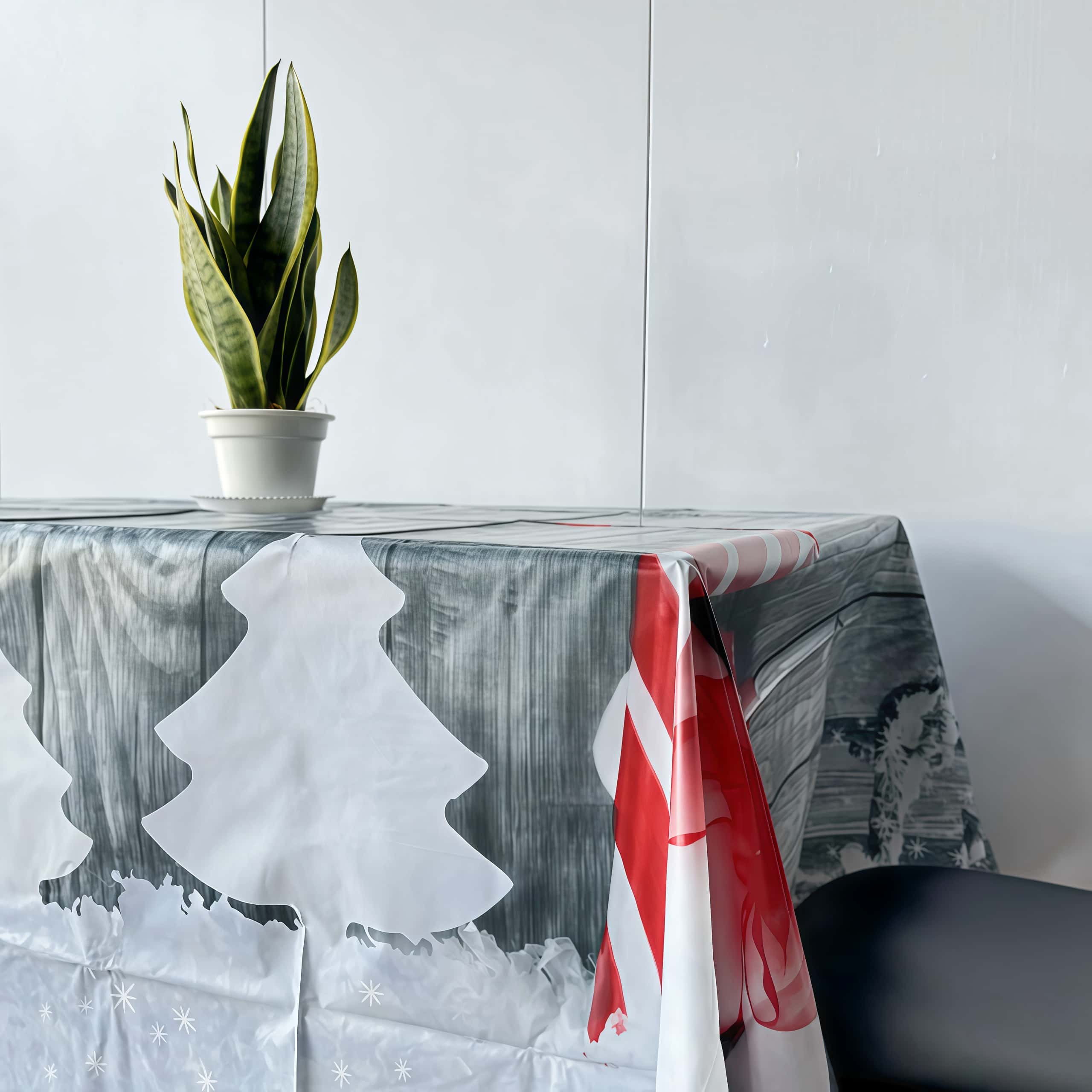 Snowmen PE Waterproof Tablecloth