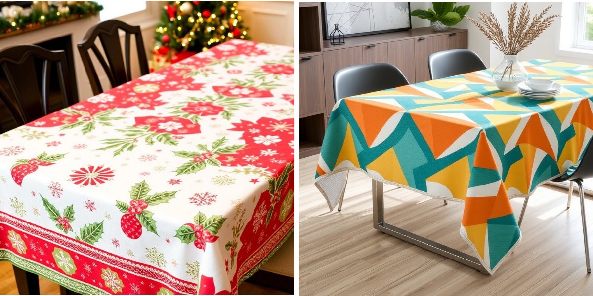 How Designers Use Colorful Tablecloths to Create Visual Balance