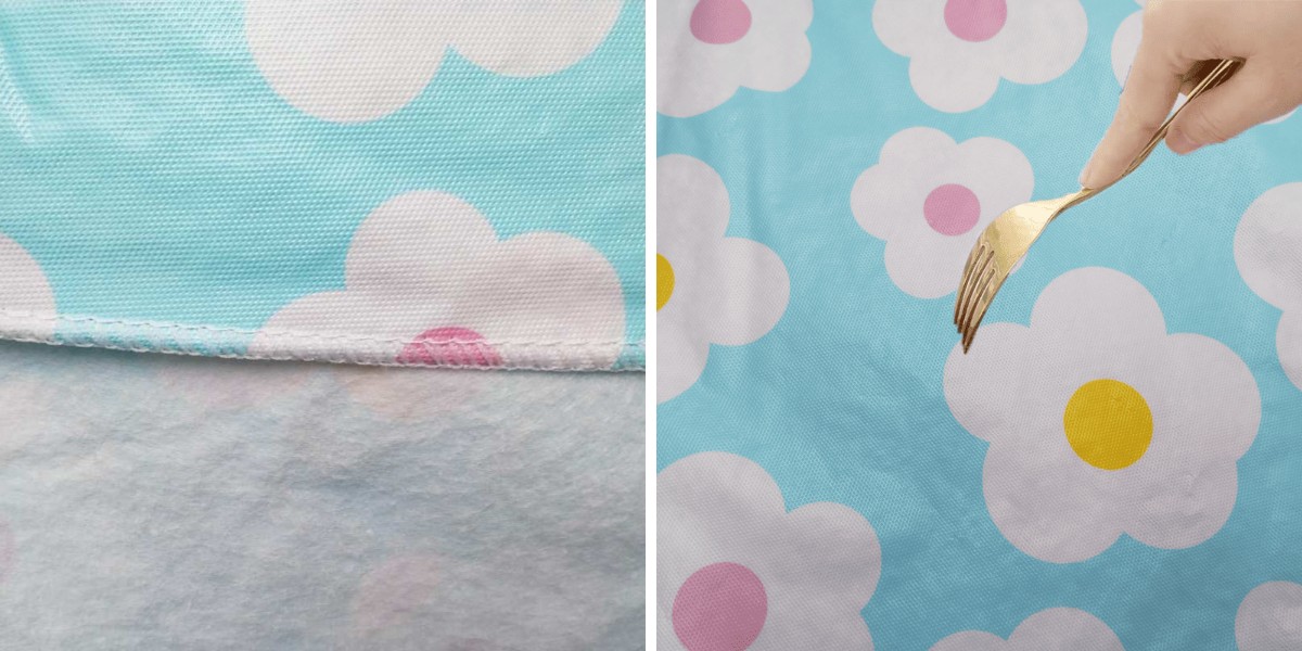 Daisy Pattern Vinyl Tablecloth Daisy Pattern Vinyl Tablecloth