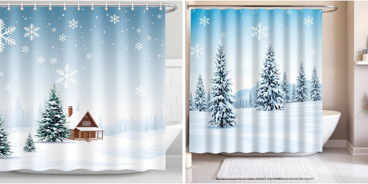 Łatwa sezonowa modernizacja: najlepsze zasłony prysznicowe o zimowej tematyce na rok 2025