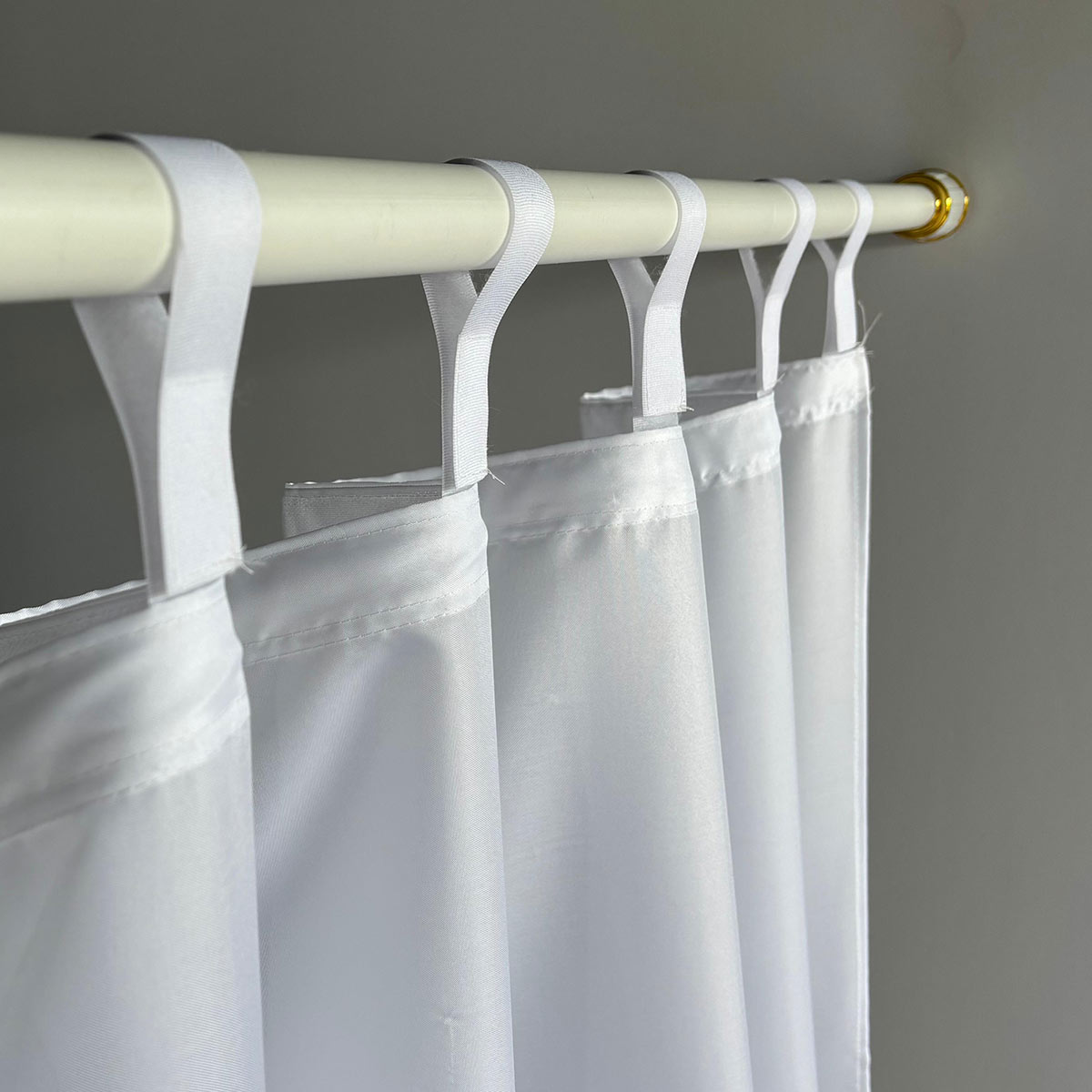 Hookless Fabric Shower Curtain