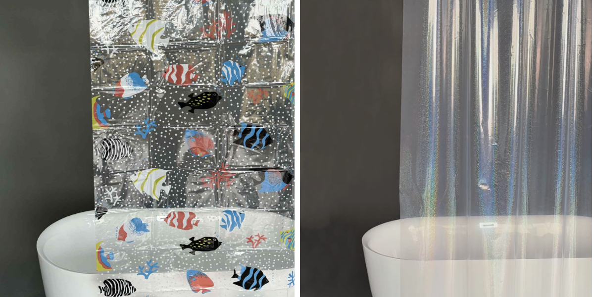 Clear vs. Patterned Shower Curtains: Which One Fits Your Bathroom?