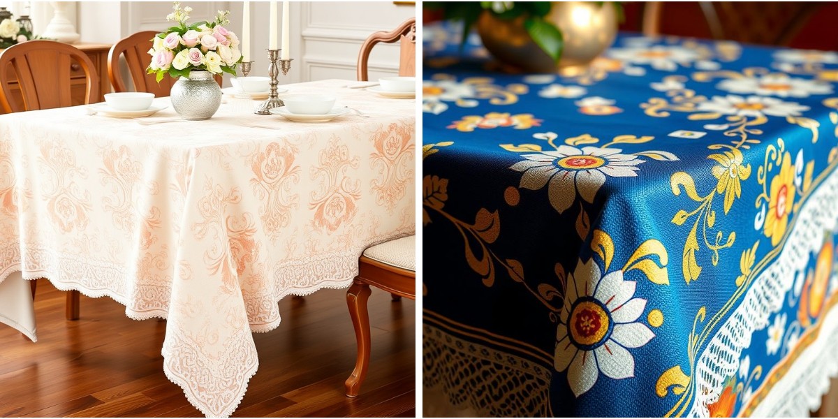 How Designers Use Colorful Tablecloths to Create Visual Balance