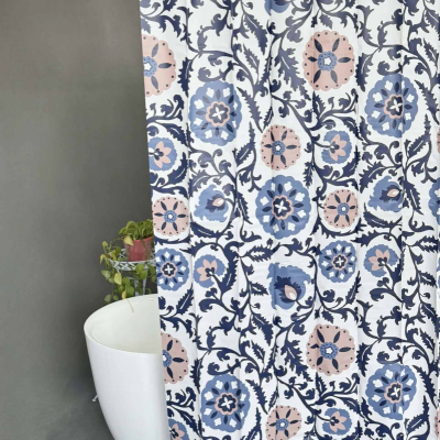 Bohemian Floral Shower Curtain