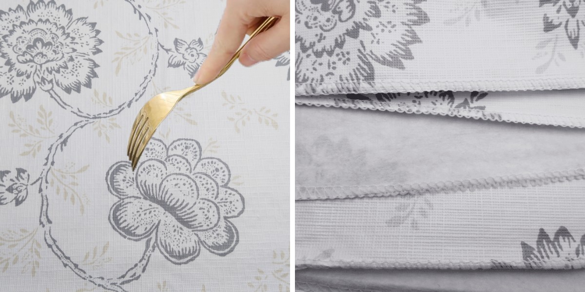 Custom Printed Flannel Backed Vinyl Tablecloth