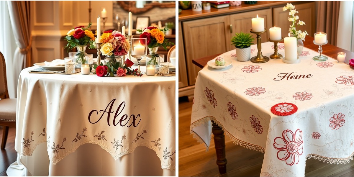 Custom Printing Tips: What to Put on a Personalized Tablecloth