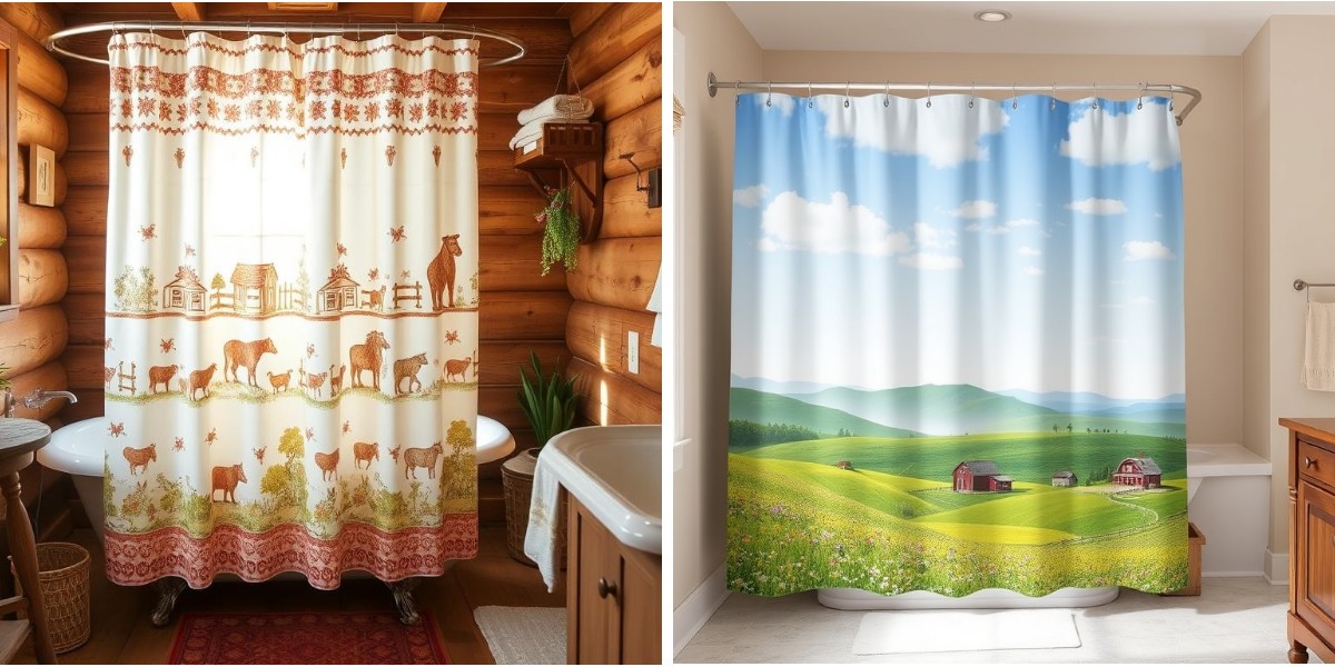 Rustic Shower Curtains That Make Your Bathroom Feel Like a Cabin Retreat