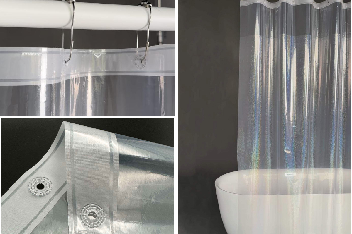 Clear Models PEVA Shower Curtains Clear Models PEVA Shower Curtains