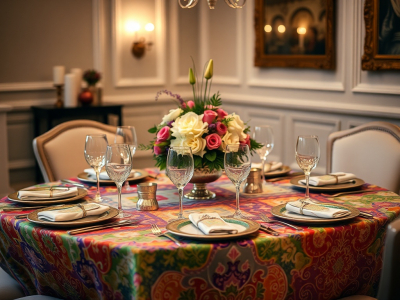 Custom Modern Tablecloths: Personalize Your Dining Style