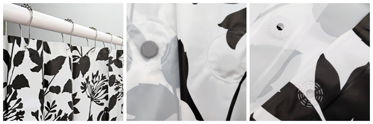 PEVA Floral Shower Curtain PEVA Floral Shower Curtain