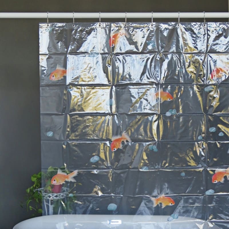 Cortina de duche em vinil Goldfish