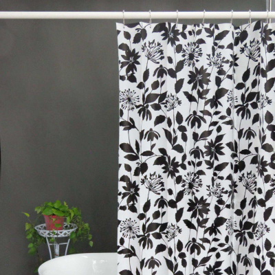PEVA Floral Shower Curtain