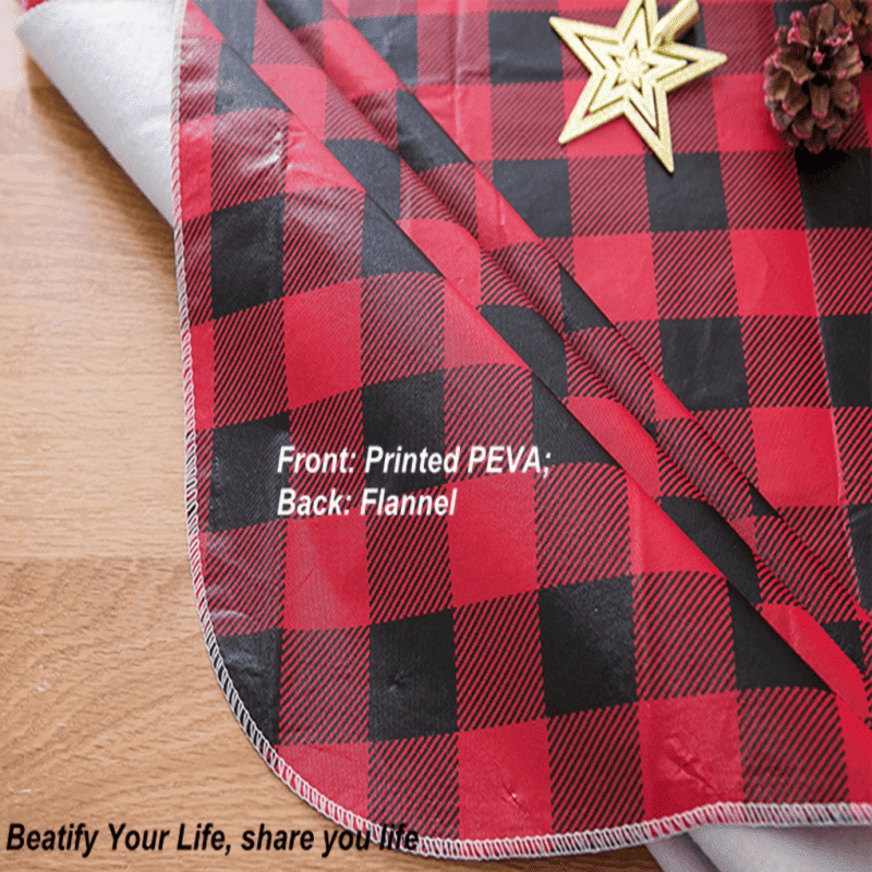 Wipeable Flannel Backed Vinyl Tablecloth
