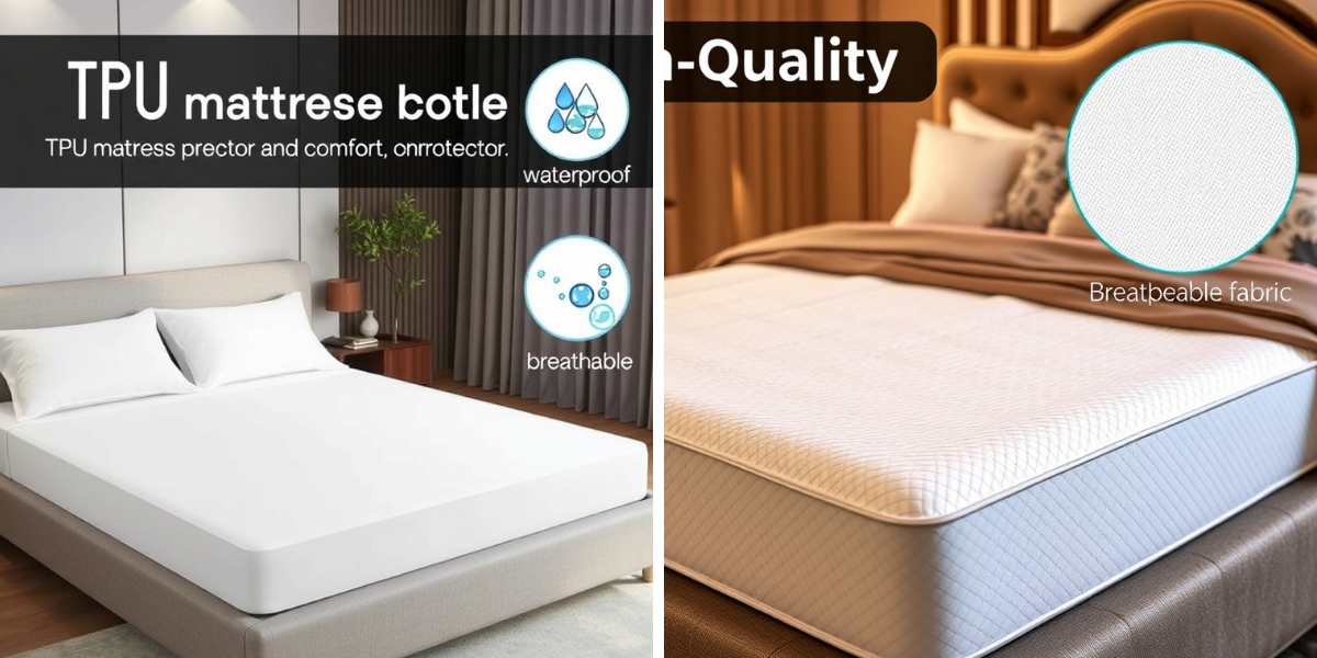 두껍고 고급스러운 매트리스에 가장 적합한 깊숙이 맞는 매트리스 보호 커버