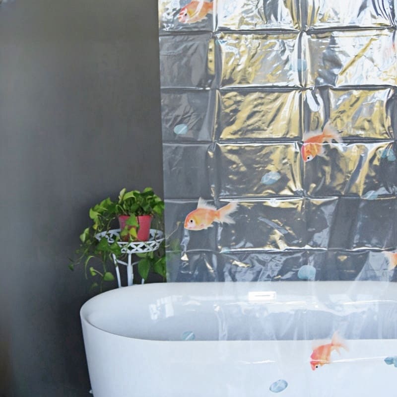 Cortina de duche em vinil Goldfish