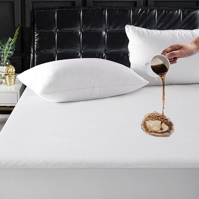 Matratzenschoner aus Stoff mit wasserdichter Schicht