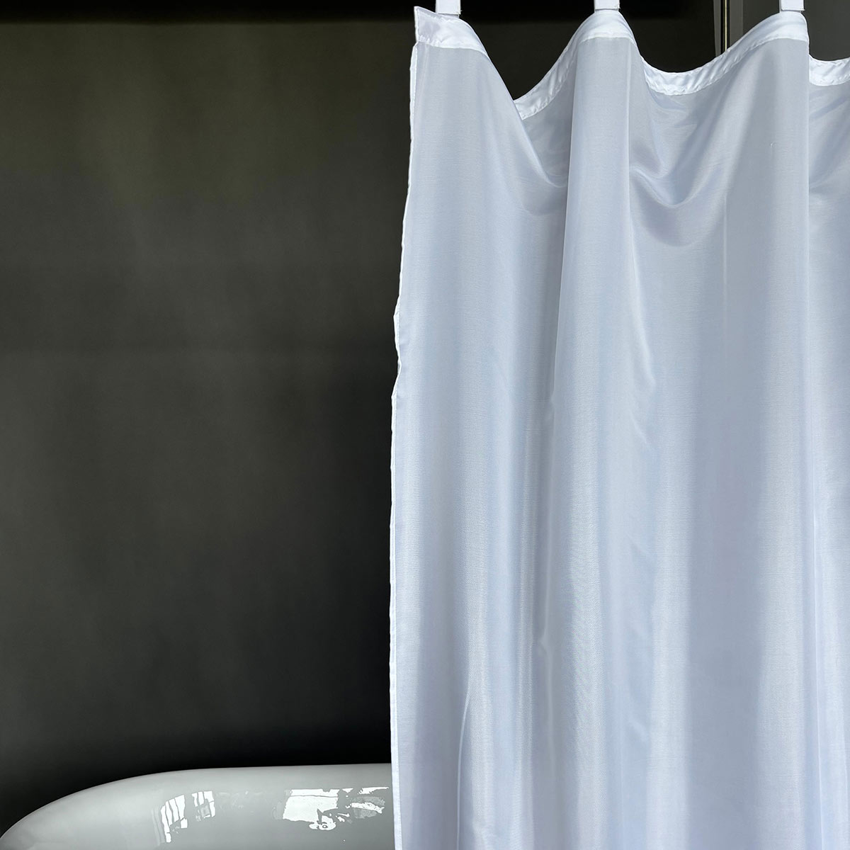 Hookless Fabric Shower Curtain