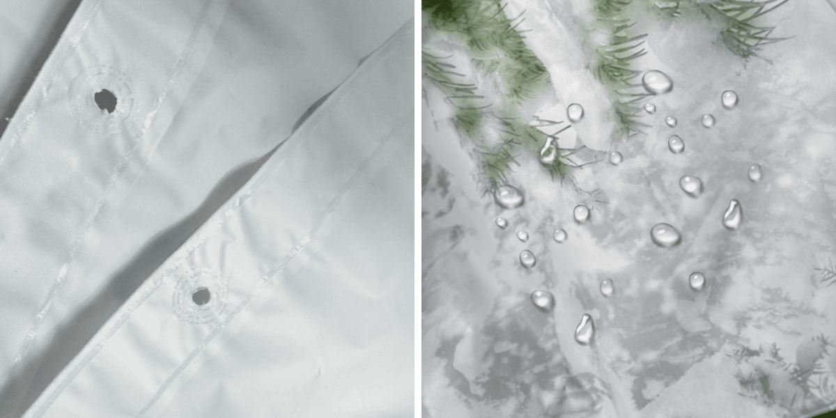 Rideau de douche PEVA « Paysage d'hiver féérique » Rideau de douche PEVA « Paysage d'hiver féérique »