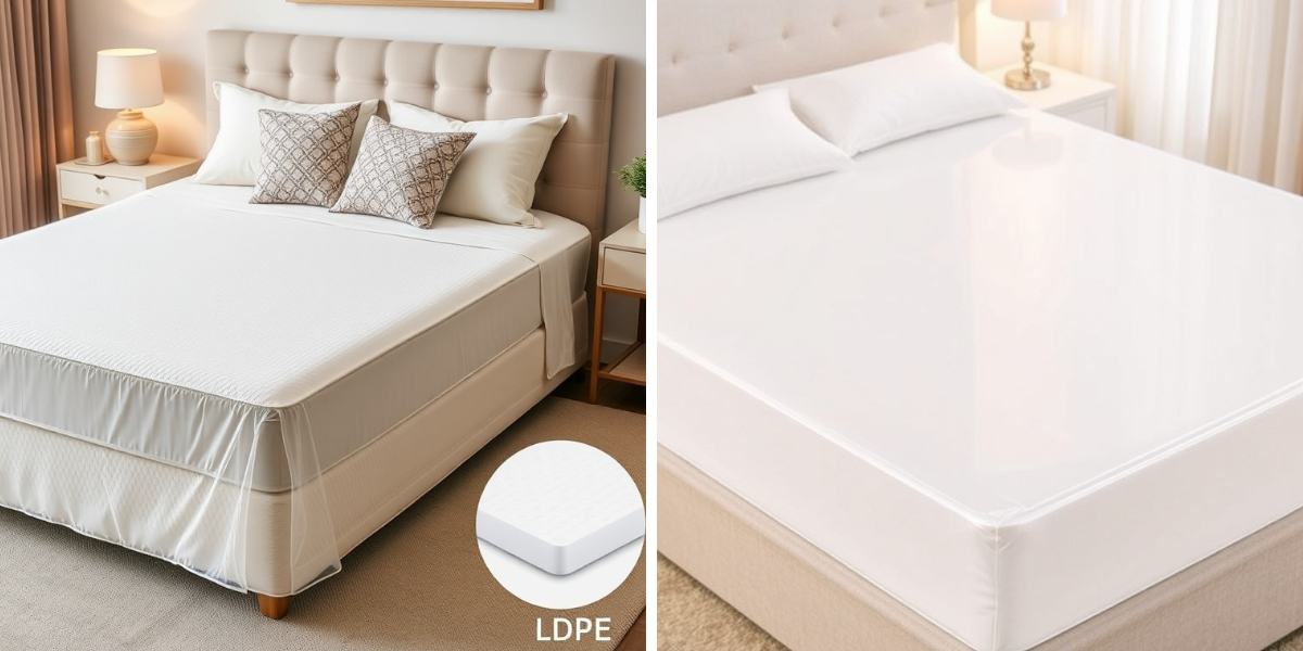 Сравнение пяти лучших пластиковых защитных материалов для матрасов