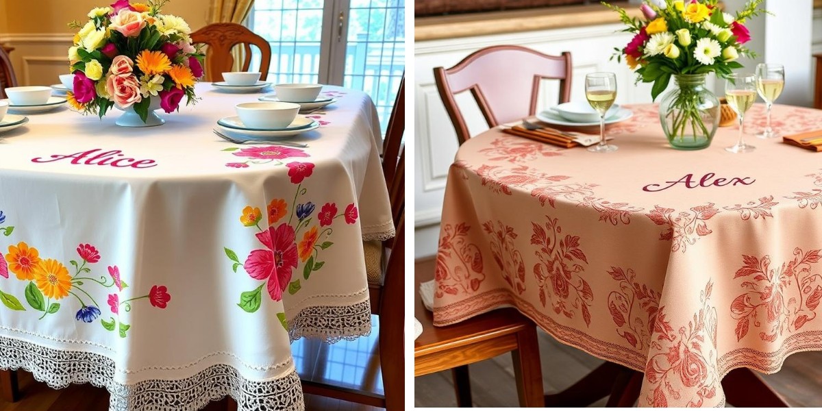 Custom Printing Tips: What to Put on a Personalized Tablecloth