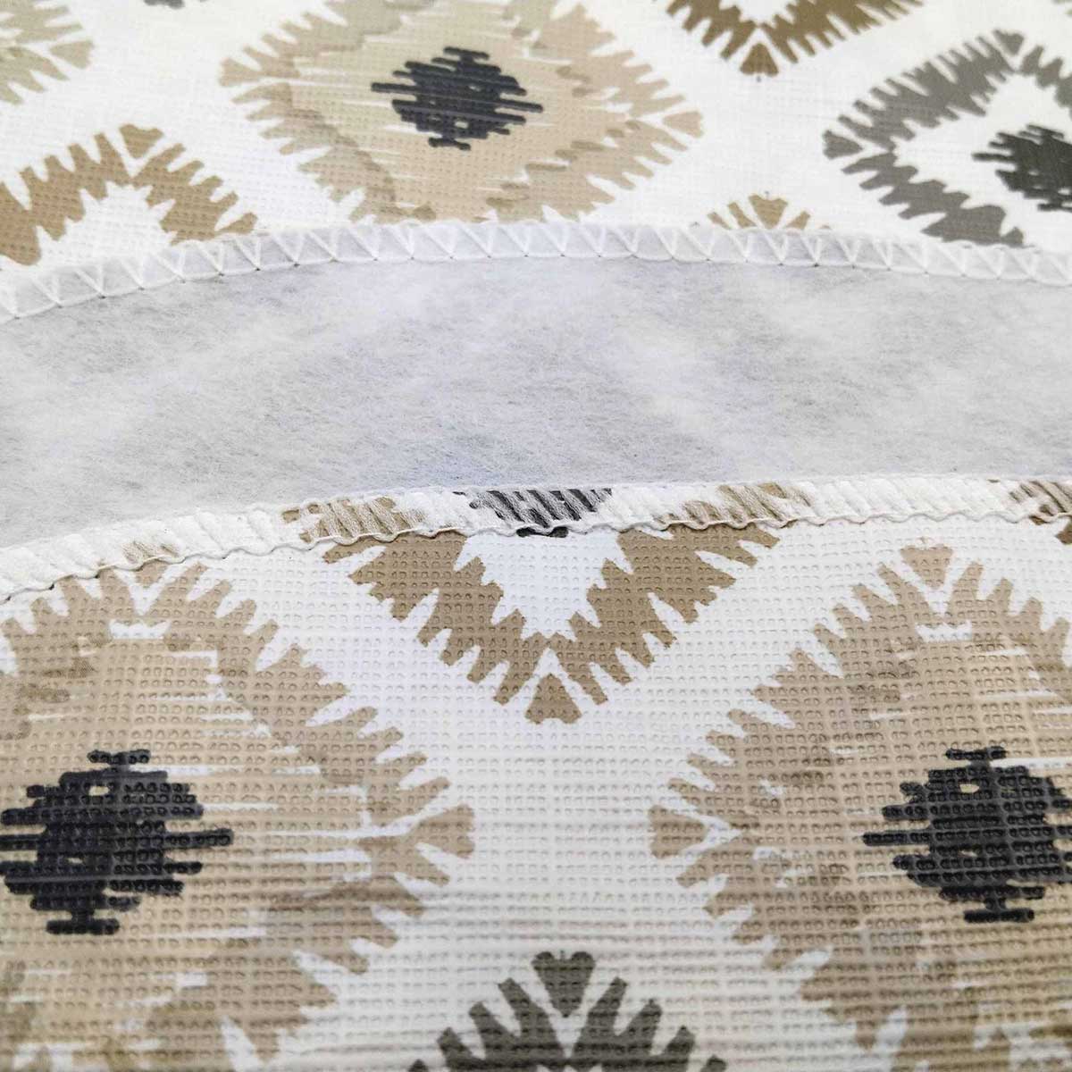 Nappe en vinyle imperméable à motif diamant