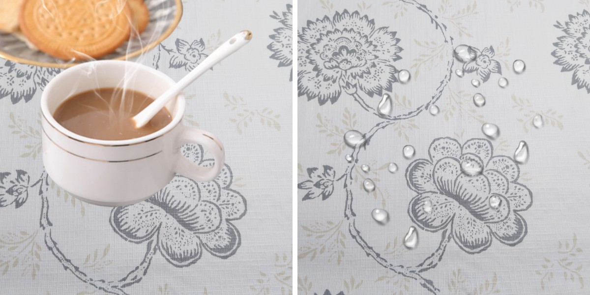 Custom Printed Flannel Backed Vinyl Tablecloth