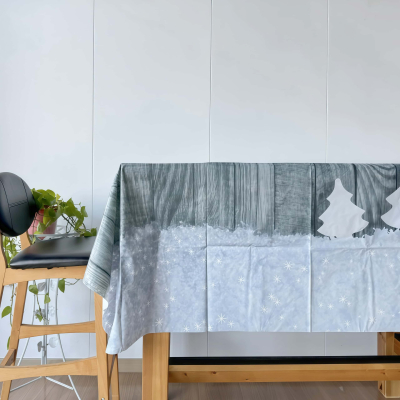 Snowmen PE Waterproof Tablecloth