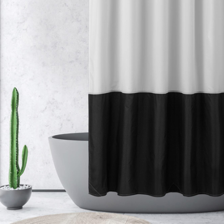 Clear Models PEVA Shower Curtains