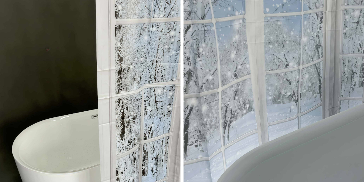 Retro douchegordijnen voor boho-, mid-century- en vintagehuizen