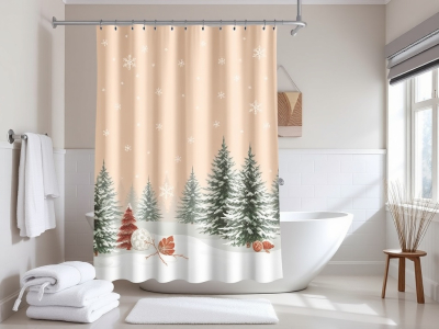 Łatwa sezonowa modernizacja: najlepsze zasłony prysznicowe o zimowej tematyce na rok 2025