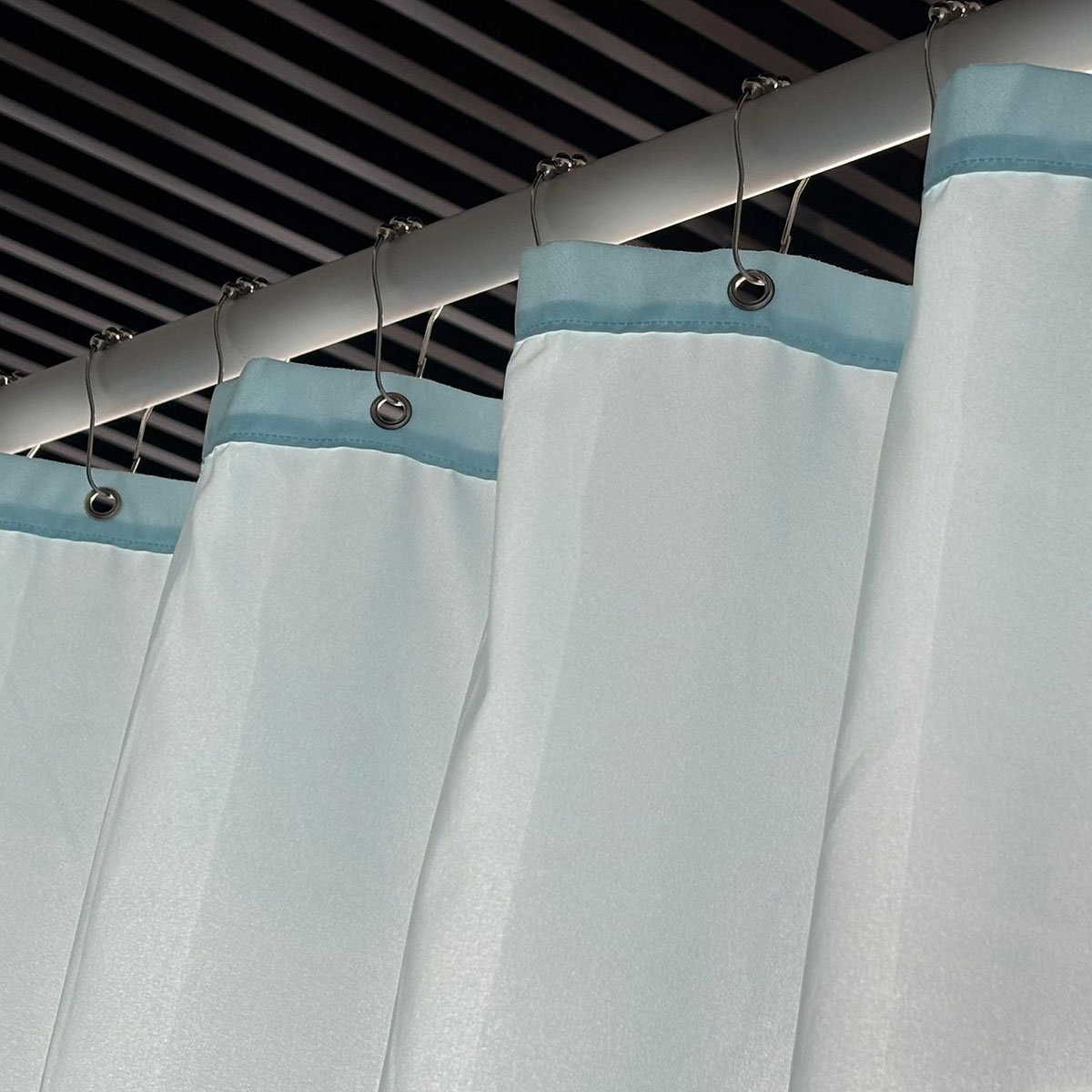 Klassiek stoffen douchegordijn