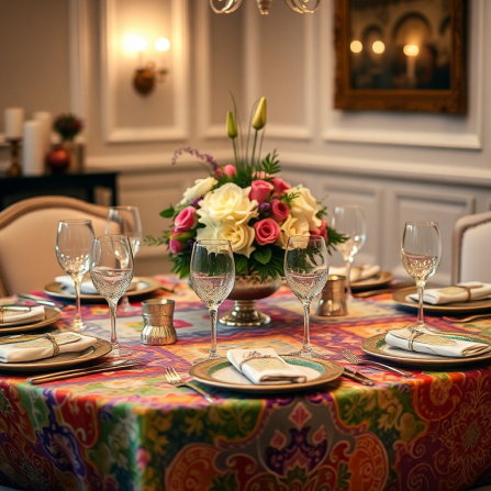 Custom Modern Tablecloths: Personalize Your Dining Style