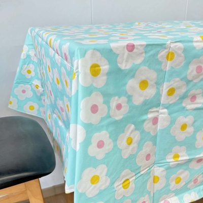 Daisy Bloom Vinil Dikdörtgen Masa Örtüsü