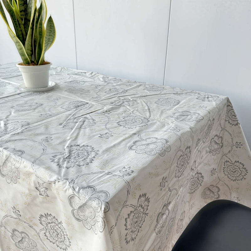 Custom Printed Flannel Backed Vinyl Tablecloth