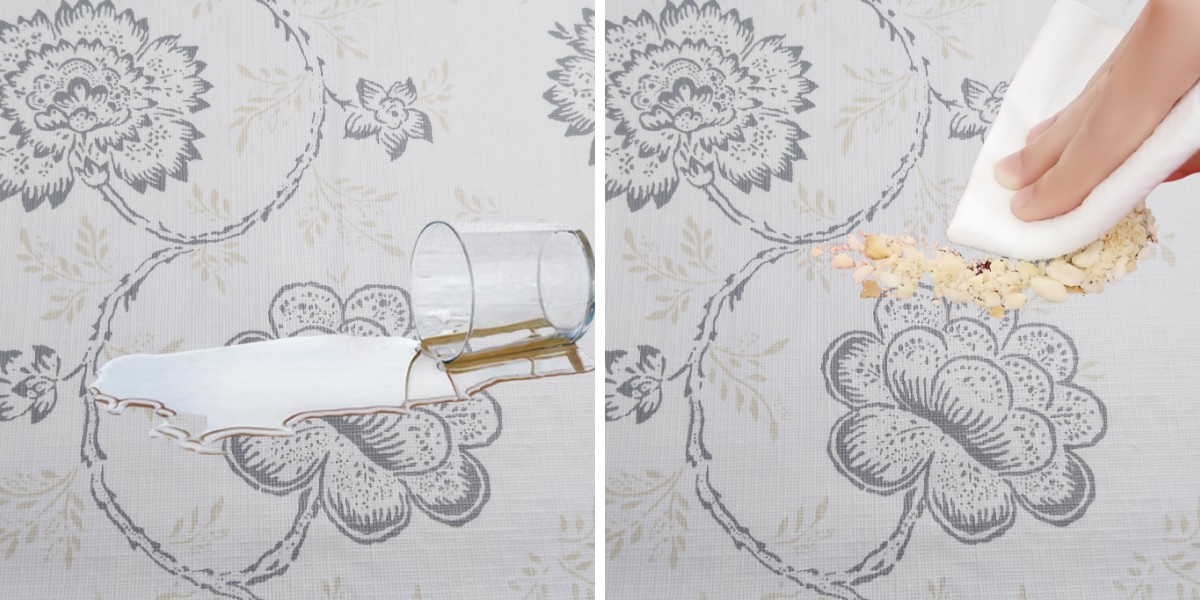 Custom Printed Flannel Backed Vinyl Tablecloth