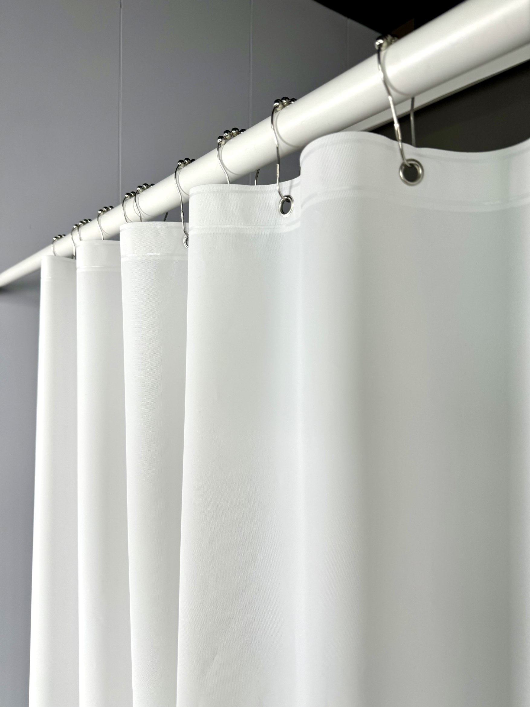 PEVA White  Waterproof Shower Curtain Liner