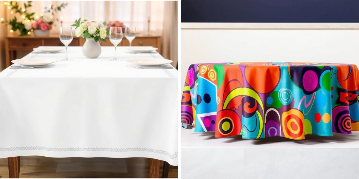 저렴한가 아니면 일회용인가? 할인 식탁보 이해