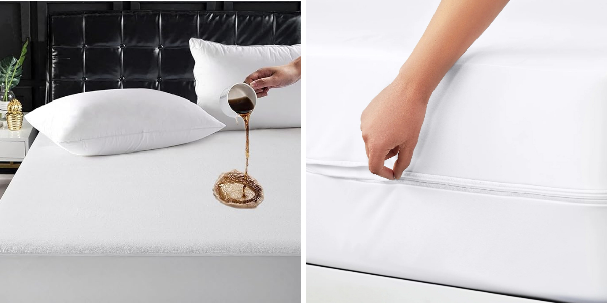 Protège-matelas en tissu hypoallergénique