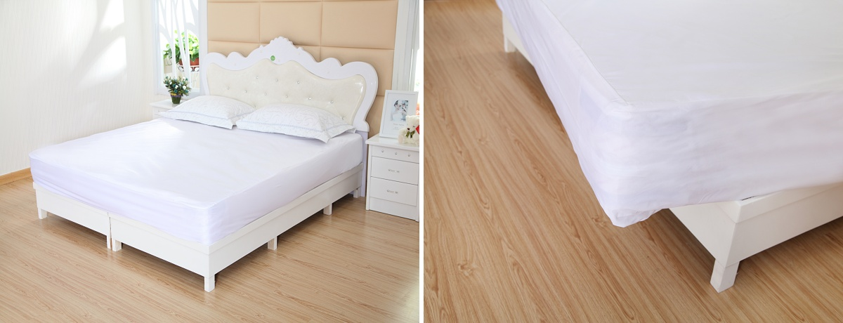 Protège-matelas en tissu hypoallergénique