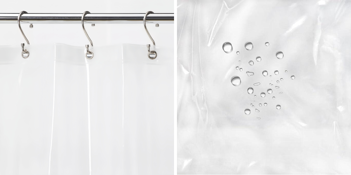 Rideau de douche en PEVA résistant à la moisissure Rideau de douche en PEVA résistant à la moisissure