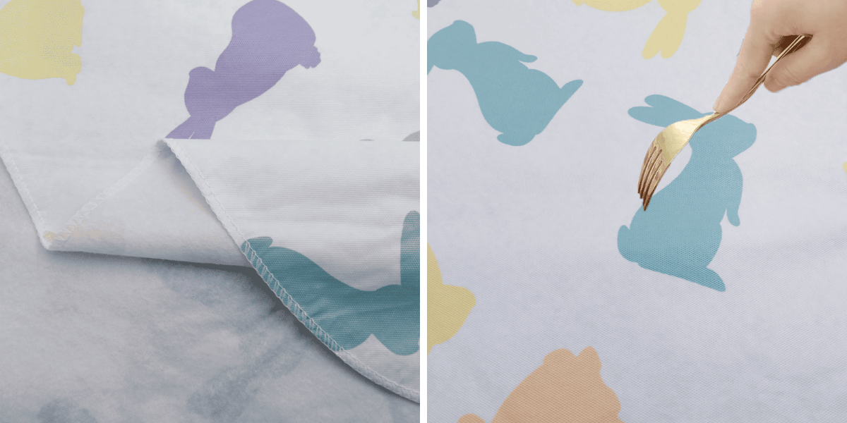 子供用バニープリントビニールテーブルクロス 子供用バニープリントビニールテーブルクロス