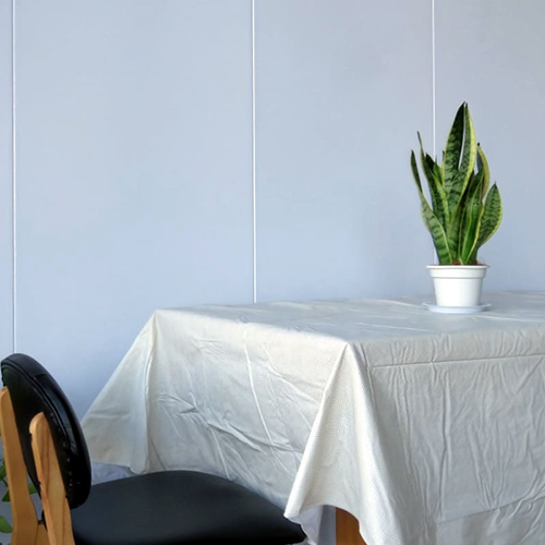Beige Herringbone Print Vinyl Tablecloth Beige Herringbone Print Vinyl Tablecloth