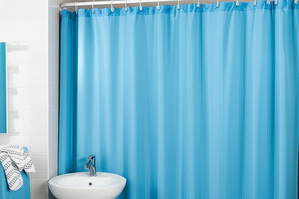 How to Clean a Polyester Shower Curtain | Easy Washing & Care Tips ...