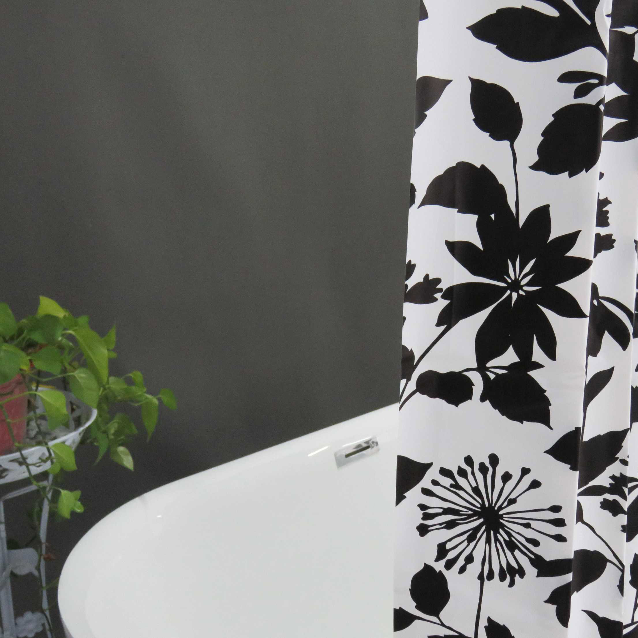 PEVA Floral Shower Curtain