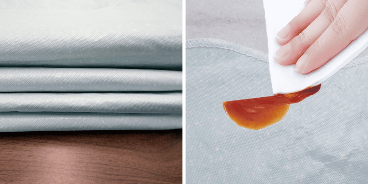 Скатерть из винила на фланелевой основе Sky Mist